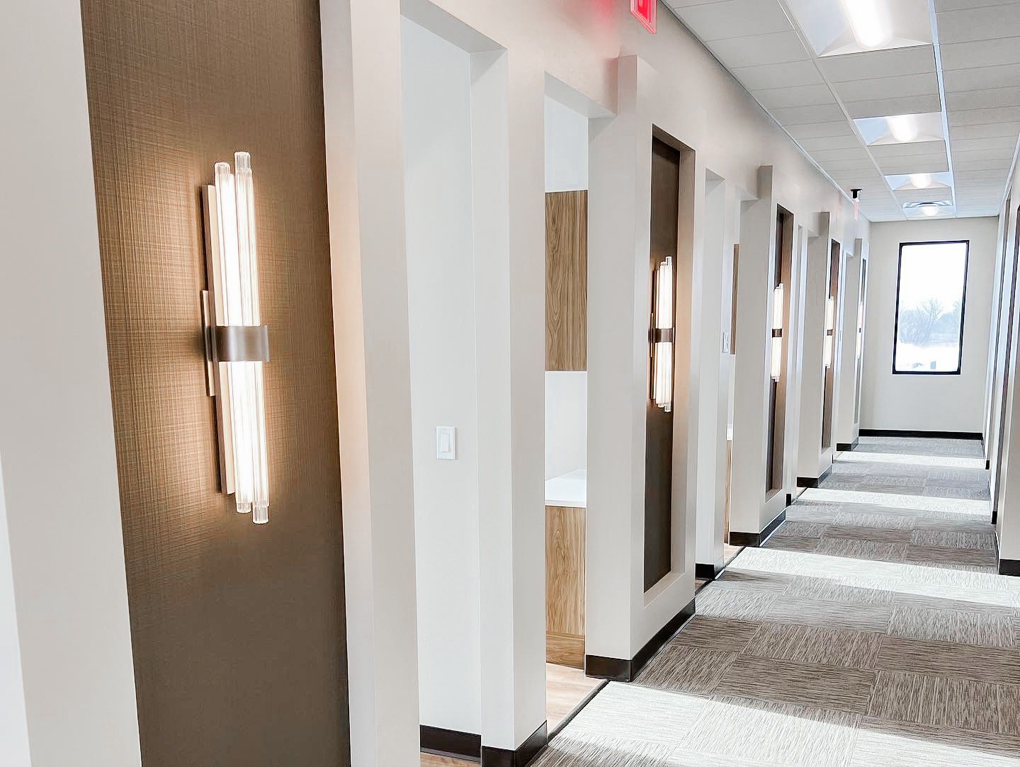 Bisson Dental treatment hallway