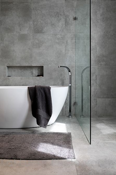 A Bathroom With a Bathtub and a Walk in Shower — Dowdy Constructions in Forster, NSW
