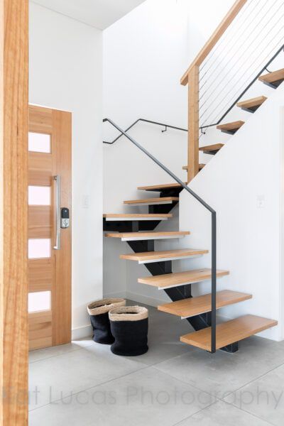 A Picture of a Staircase Taken by Lucas Photography — Dowdy Constructions in Forster, NSW