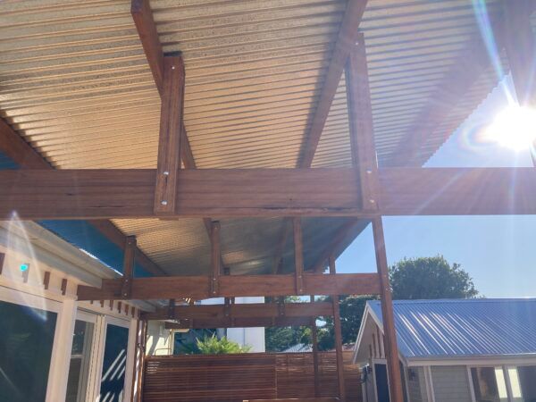 The Sun is Shining Through the Roof of a House — Dowdy Constructions in Forster, NSW