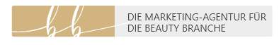 A logo for die marketing-agentur fur die beauty branche