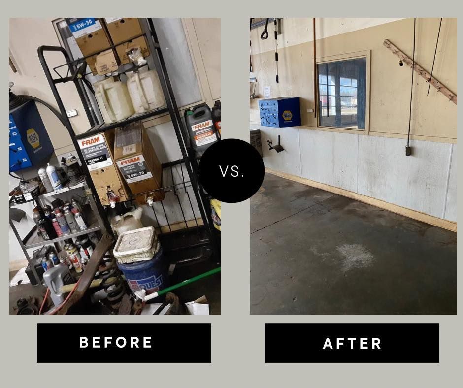 before and after junk removal