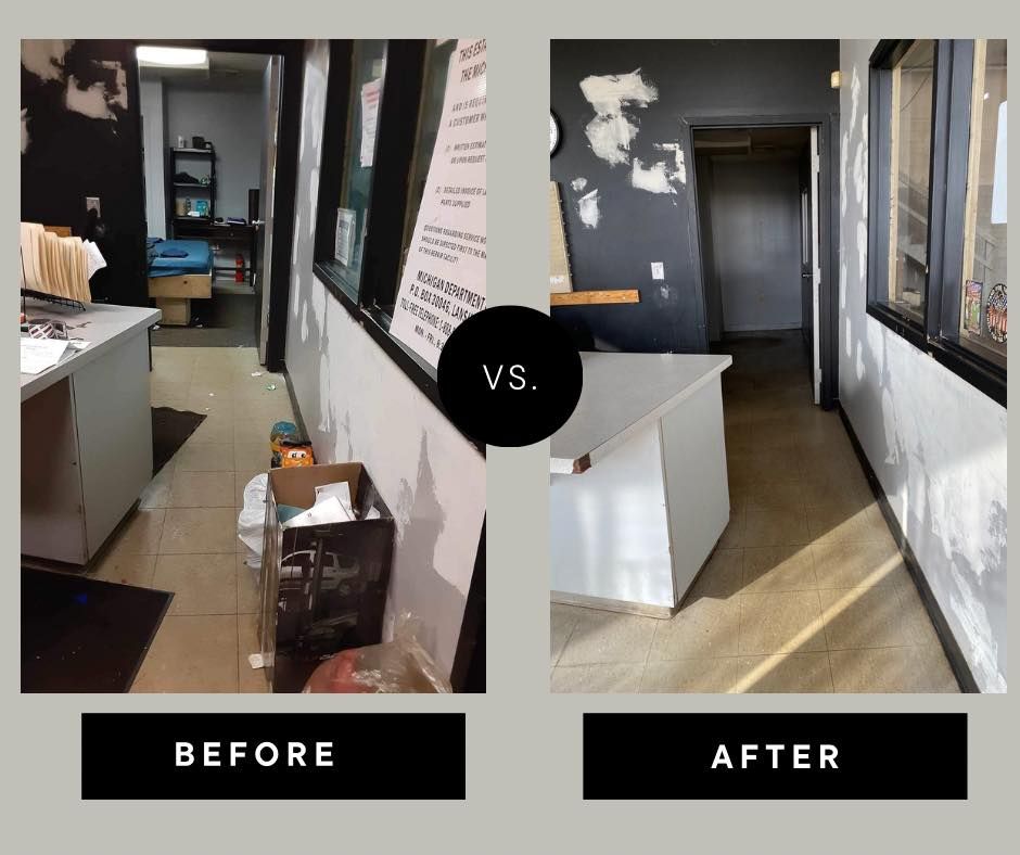 before and after junk removal