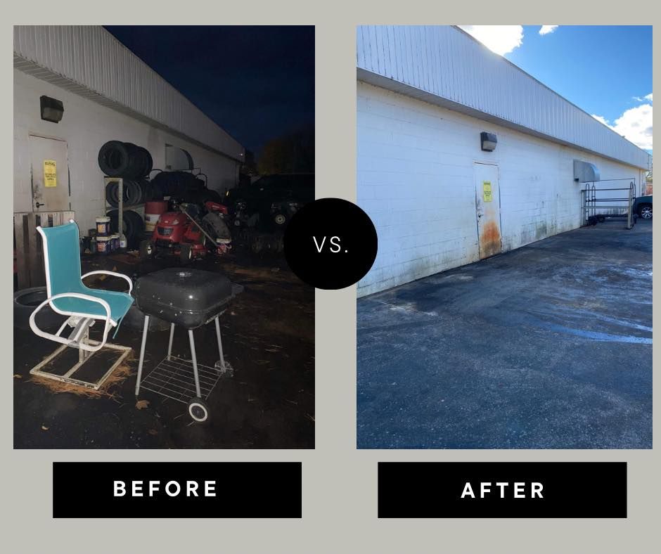 before and after junk removal