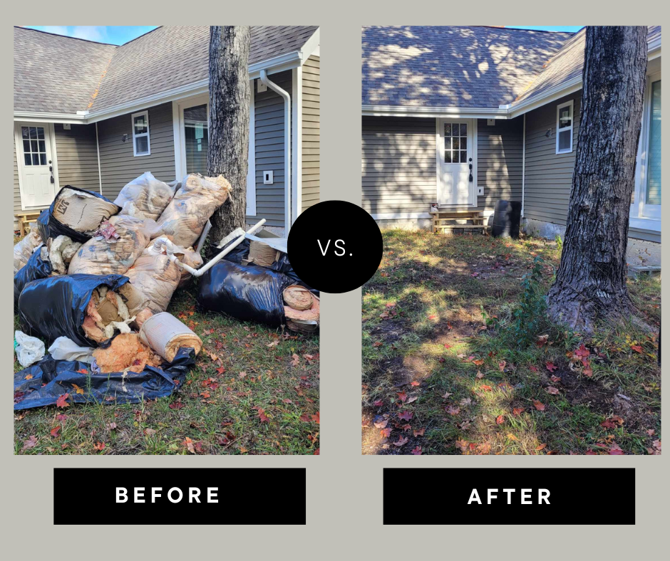 before and after junk removal