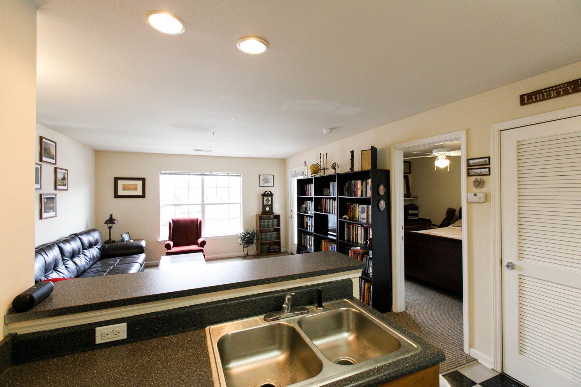 Kitchen and living area | Eagles Landing Apartment Homes