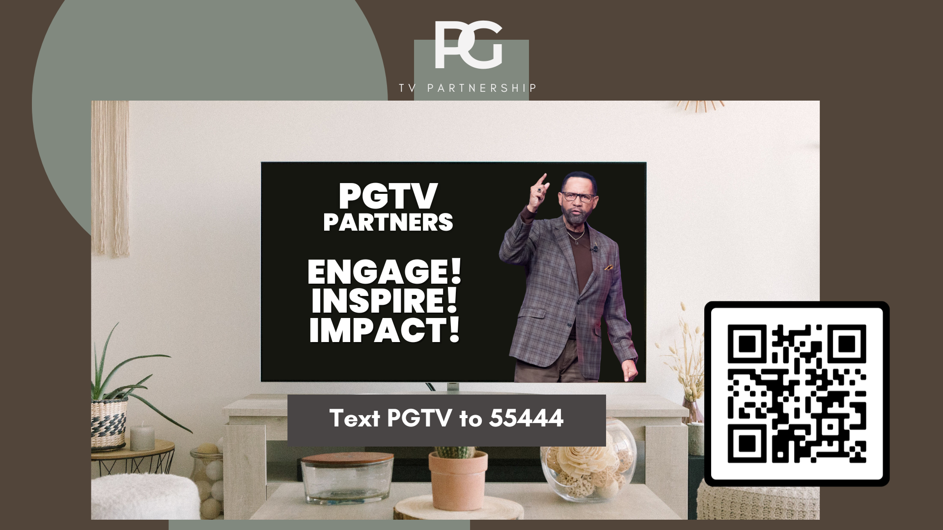 PGTV Partnership Text PGTV to 55444