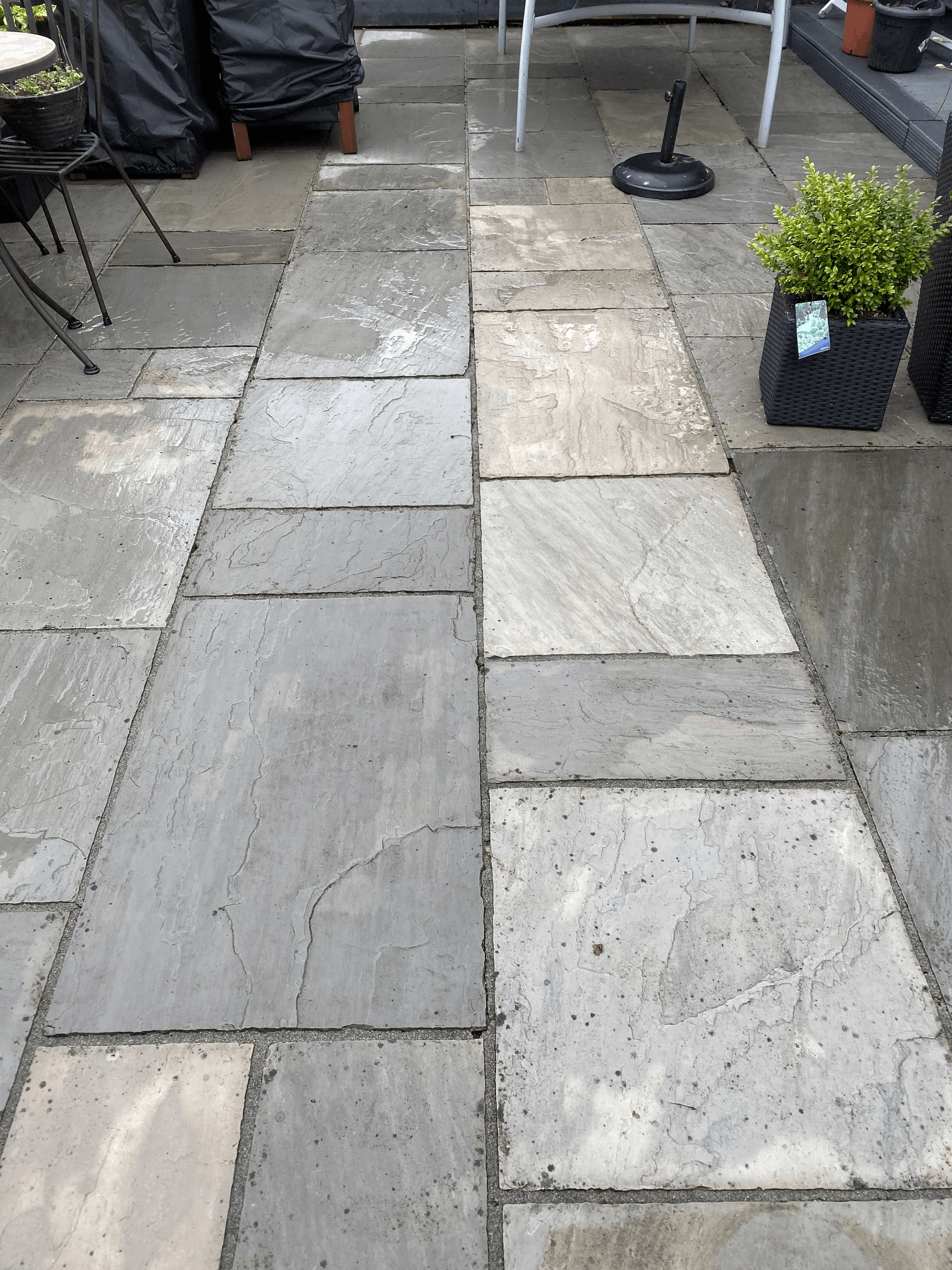 After Patio Jet Washing