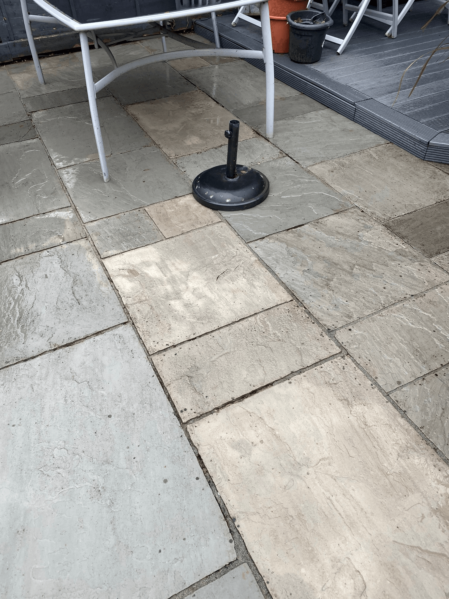 After Patio Jet Washing