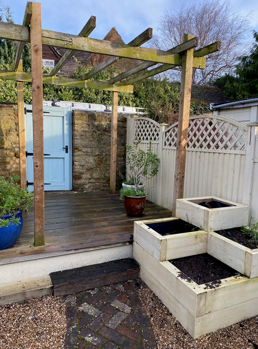 pergola built