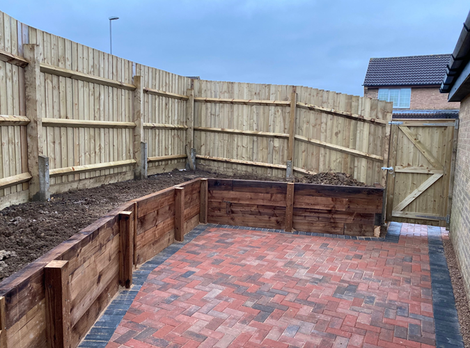 Fencing and Planter Work