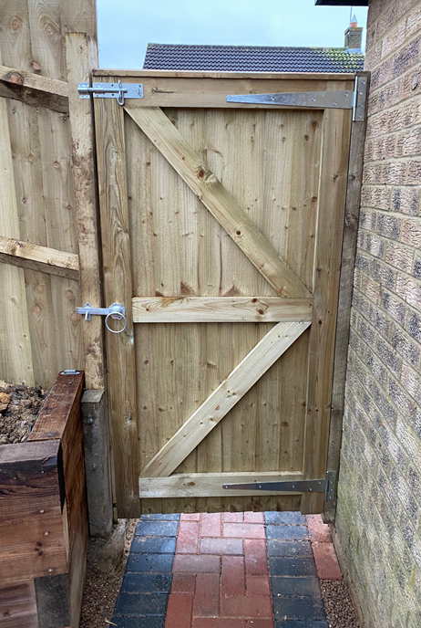New Wooden Gate