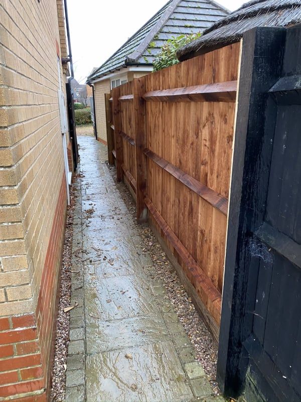 clean paving down a pathway