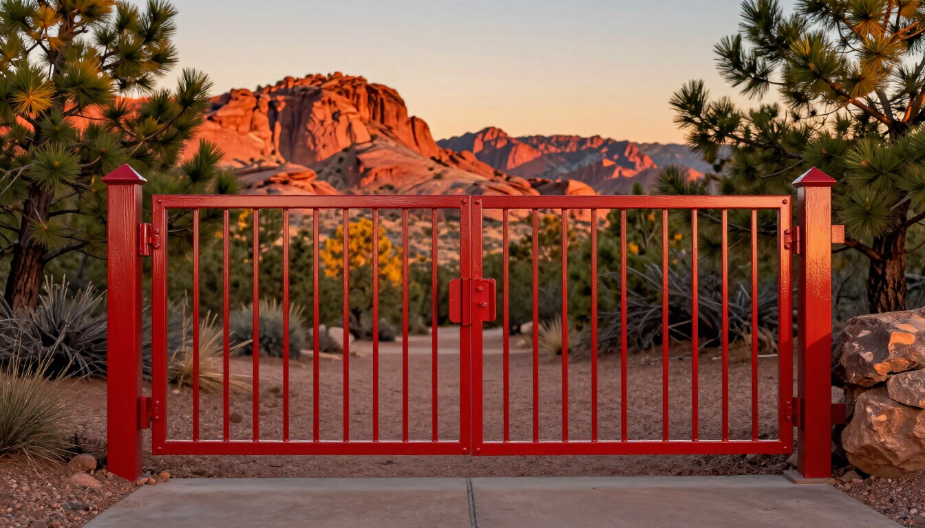 Professional powder coating finish on a metal part in Arizona