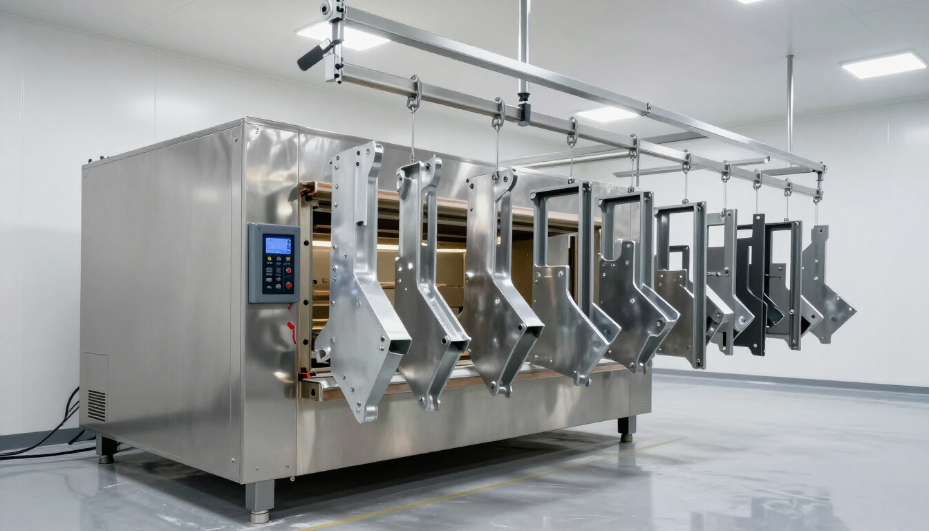 Professional powder coating process in Arizona facility