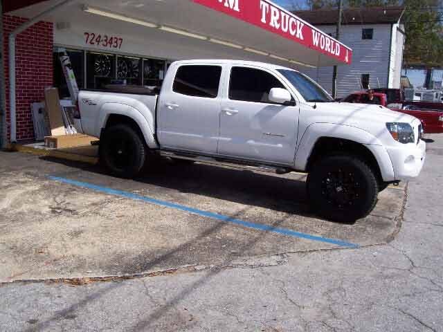 White Car Truck Side View — Truck Accessories in Clearwater, FL