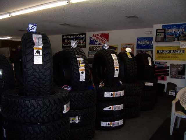 Trucks Tires in Storage — Truck Accessories in Clearwater, FL