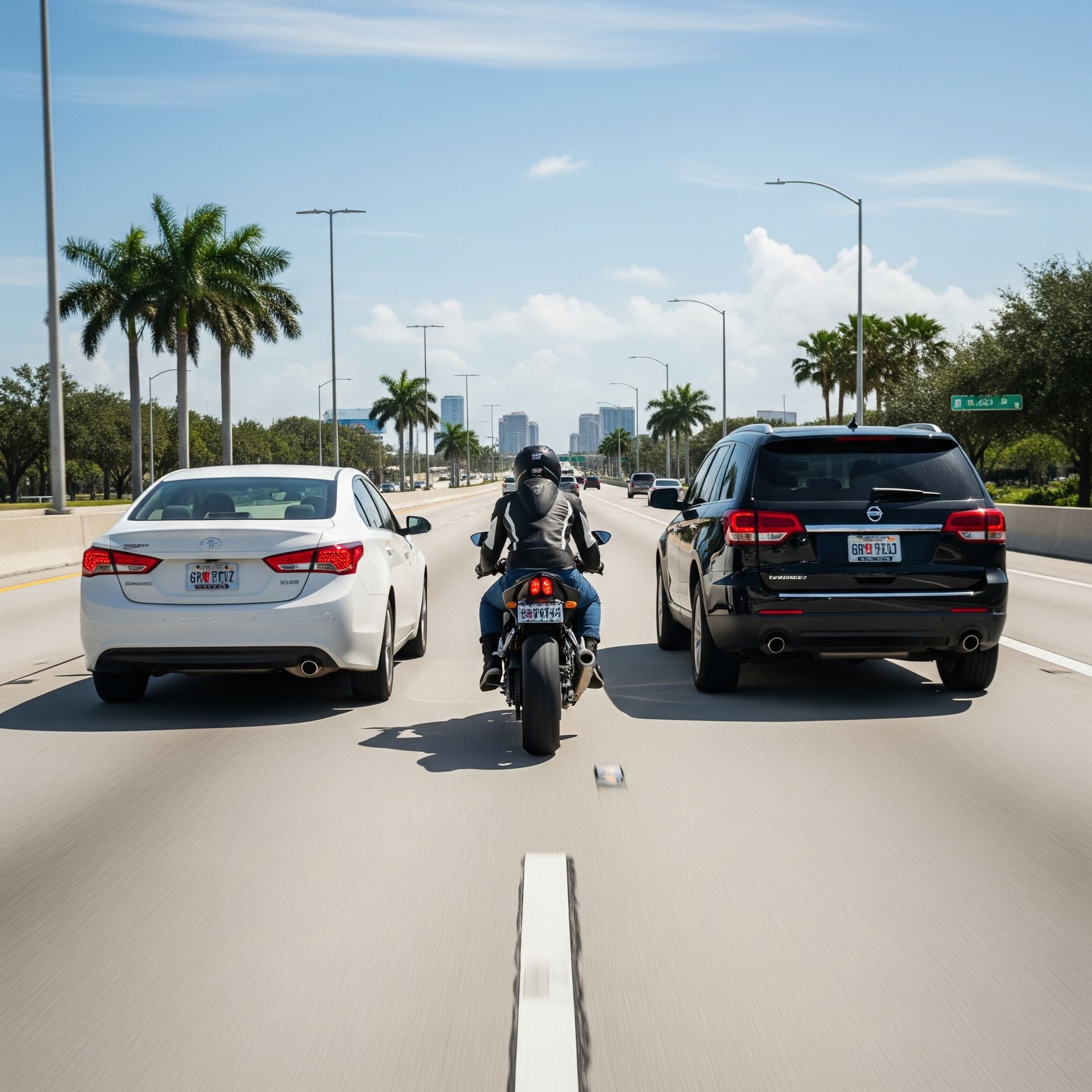 Florida motorcycle accident lawyer explains lane splitting law in Daytona Beach