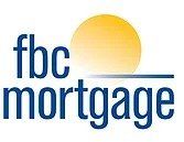 A logo for a mortgage company with a sun in the background.