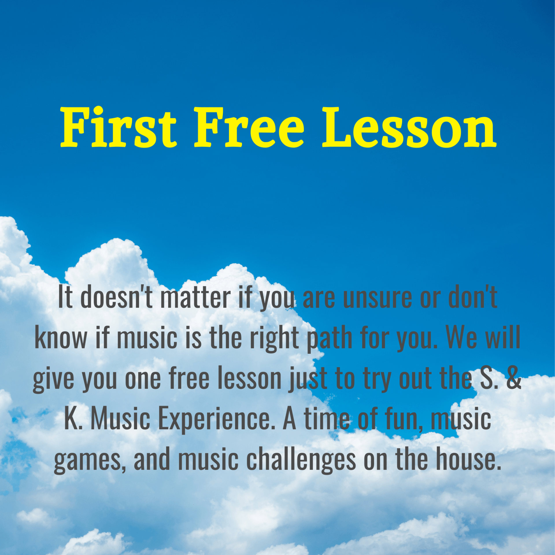 S & K Music | Music Lessons | San Luis Obispo