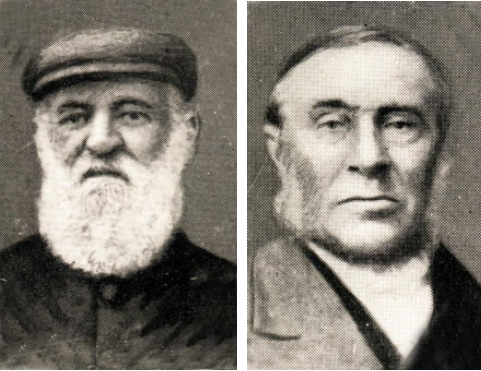 Heyde and Pagel, the first Moravian missionaries to the Tibetans.