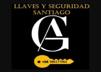 A logo for llaves y seguridad santiago
