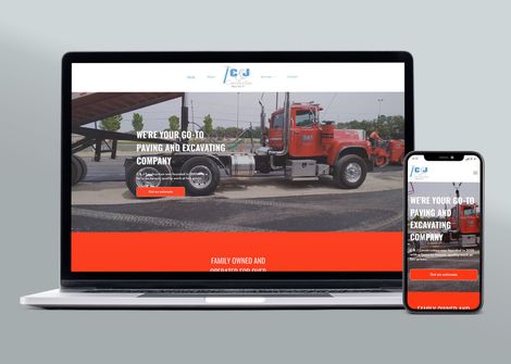 C&J Construction Website Design