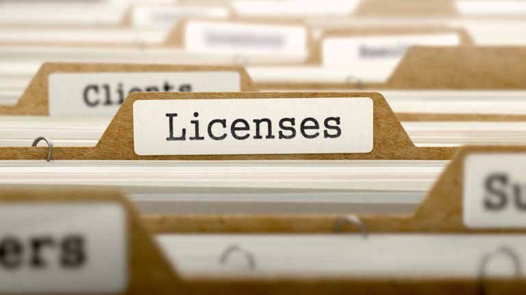 Licenses file