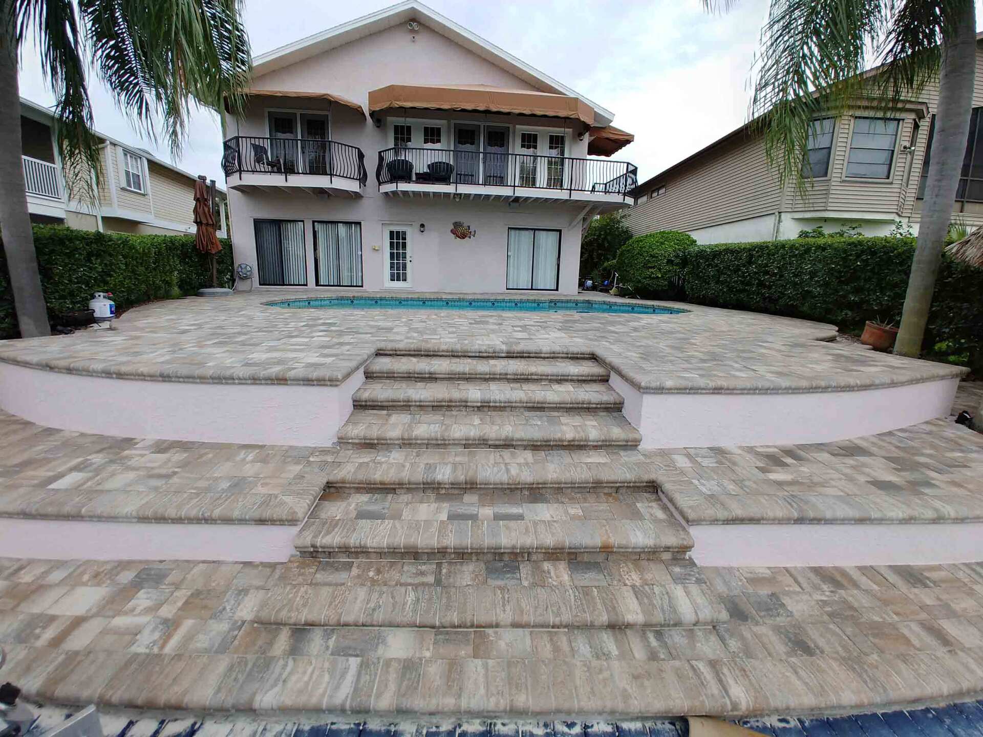 Paver Pool Deck — New Port Richey, FL — Hilimire Pavers