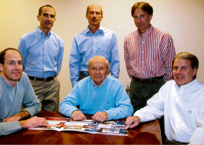 Martin, Kevin, Scott. Bottom Row: Fritz, Larry, Casey — Court Beloit, WI — Christofferson Moving & Storage
