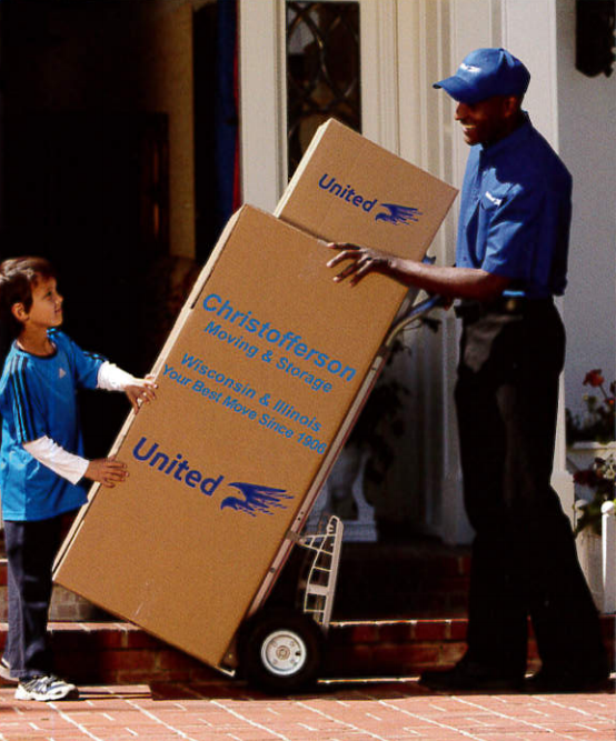 United Delivery Man — Court Beloit, WI — Christofferson Moving & Storage