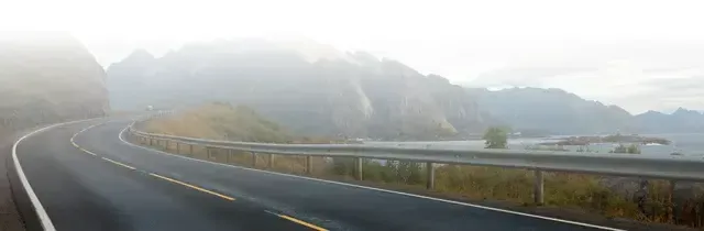 A black ford truck is parked on the side of a road. | Automotive Fleet Repair