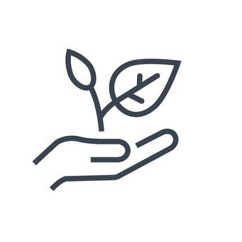 icona pulizia del giardino