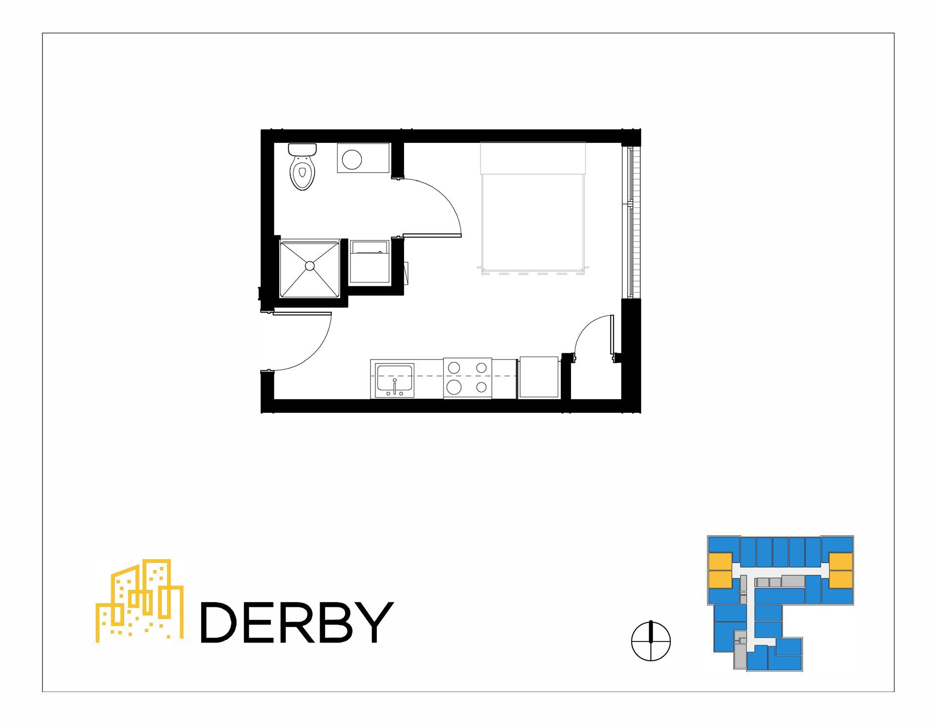 Floor plan - 238 Square Feet