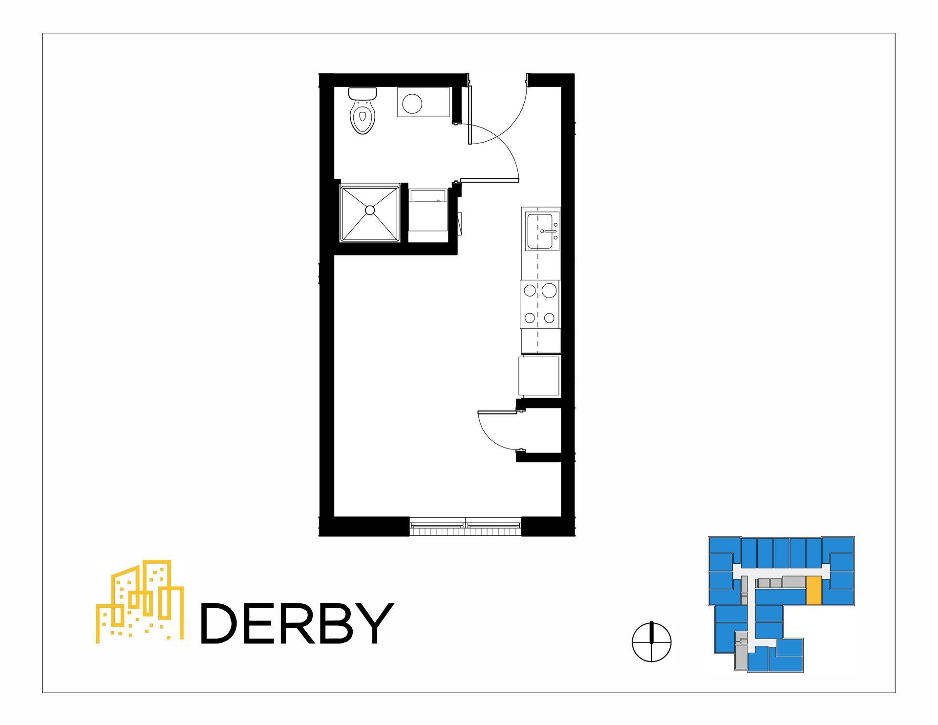 Floor plan - 262 Square Feet