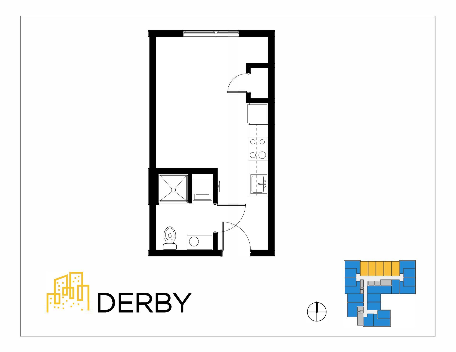 Floor plan - 270 Square Feet
