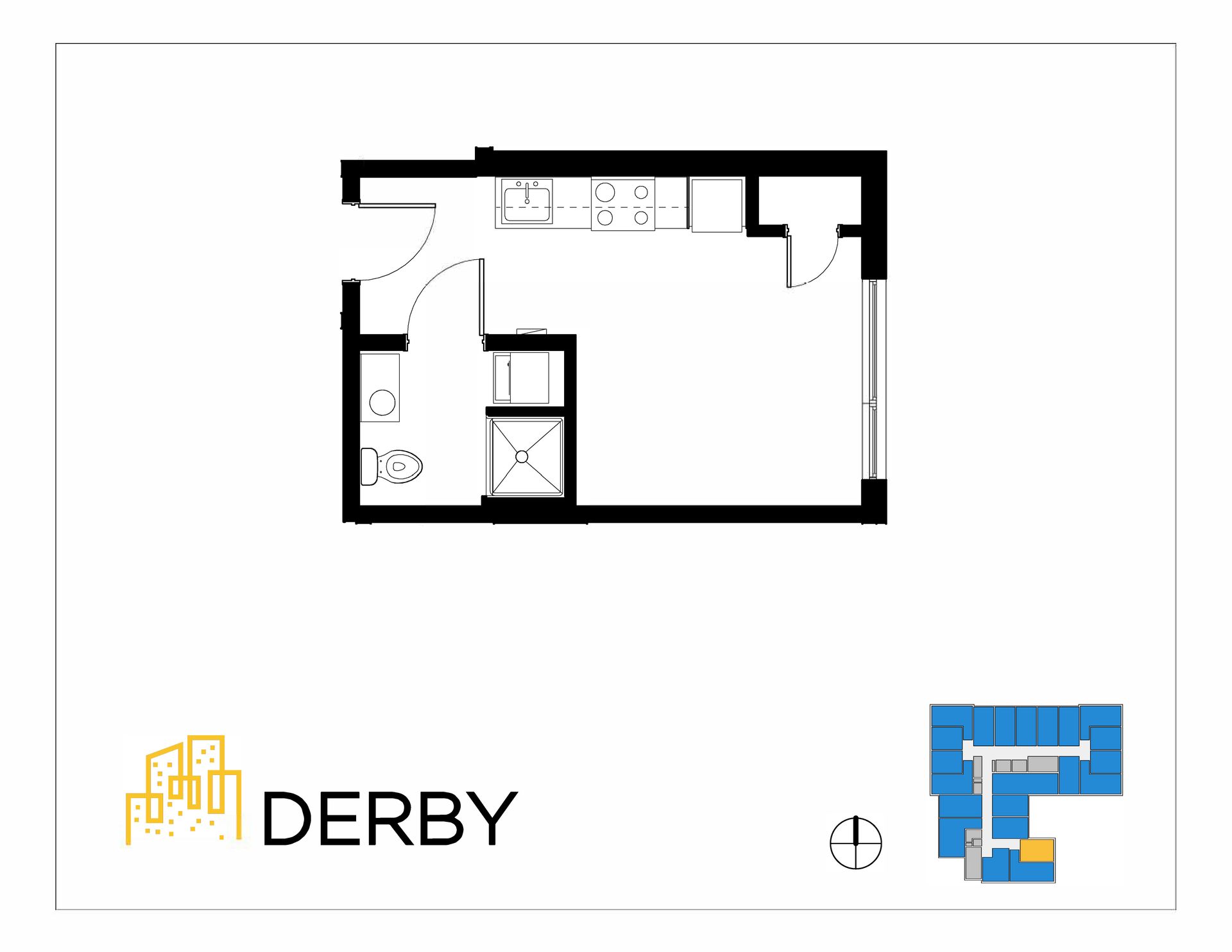 Floor plan - 320 Square Feet