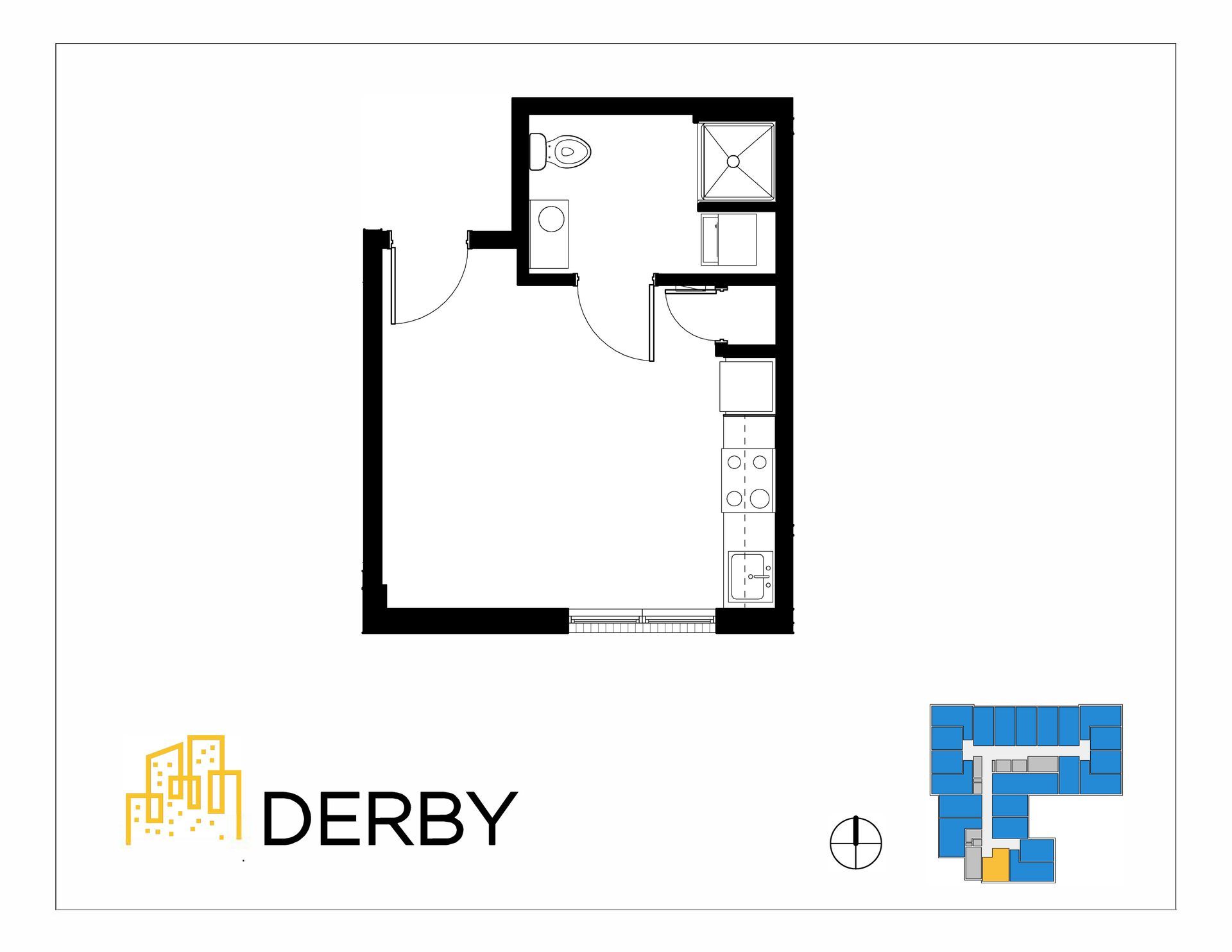 Floor plan - 257 Square Feet
