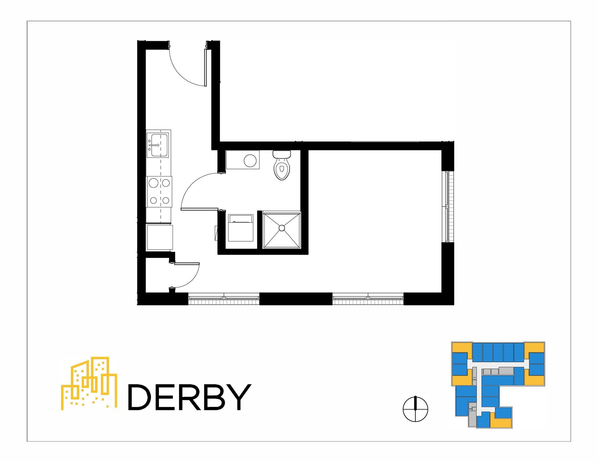 Floor plan - 317 Square Feet