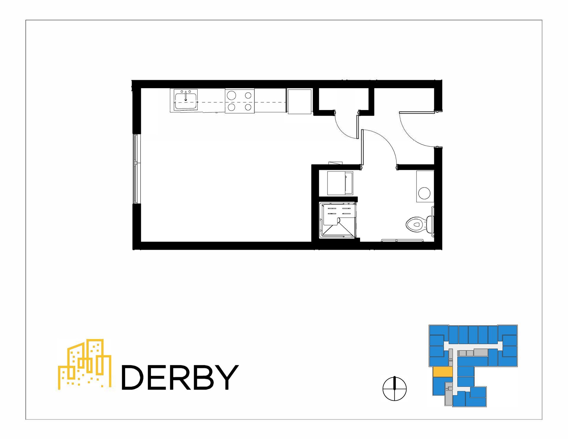 Floor plan - 323 Square Feet