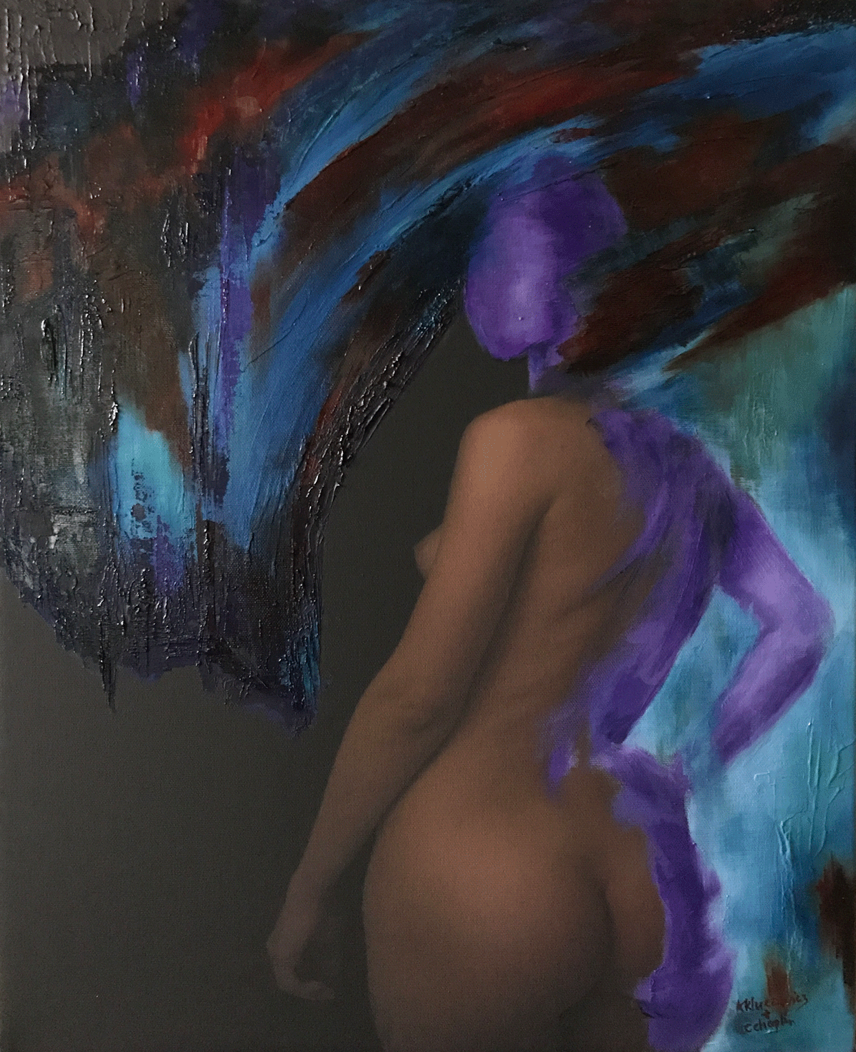 nude, female, figure, oil painting, photography, contemporary art, female artist, canadian