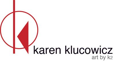 Logo of art by k2, karen klucowicz