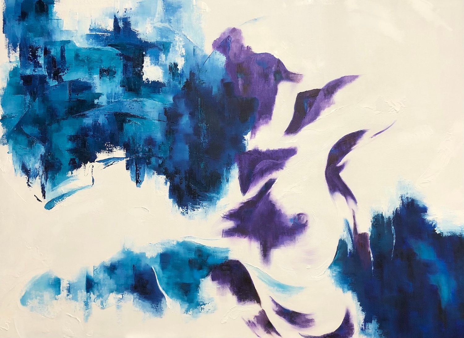 abstract, figurative, expressive, concept art, self development, canadian art, karen klucowicz, oil painting