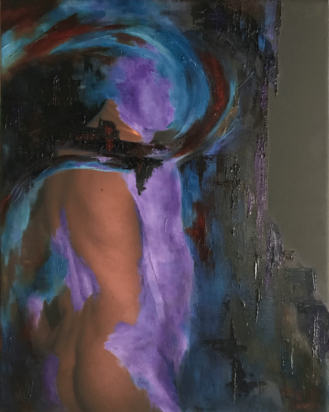 nude, male, figure, photography, oil painting, contemporary art, female artist, canadian