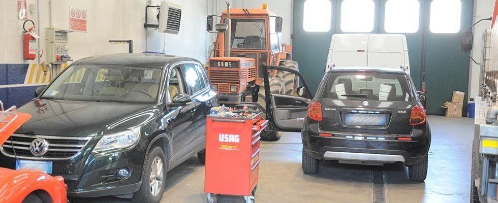 Autofficina attrezzata