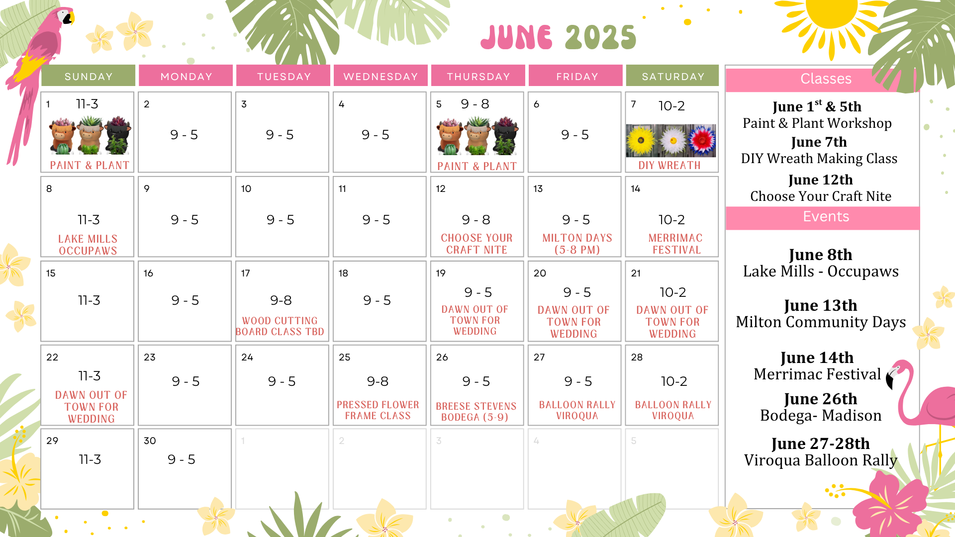 April Events