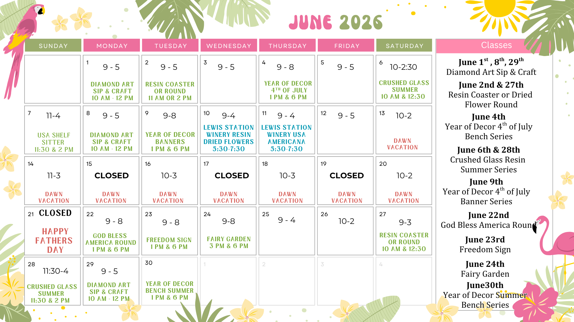 April Events