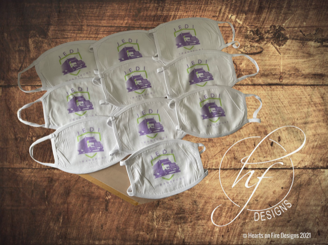 Custom Facemask – Sun Prairie, WI – Hearts on Fire Designs