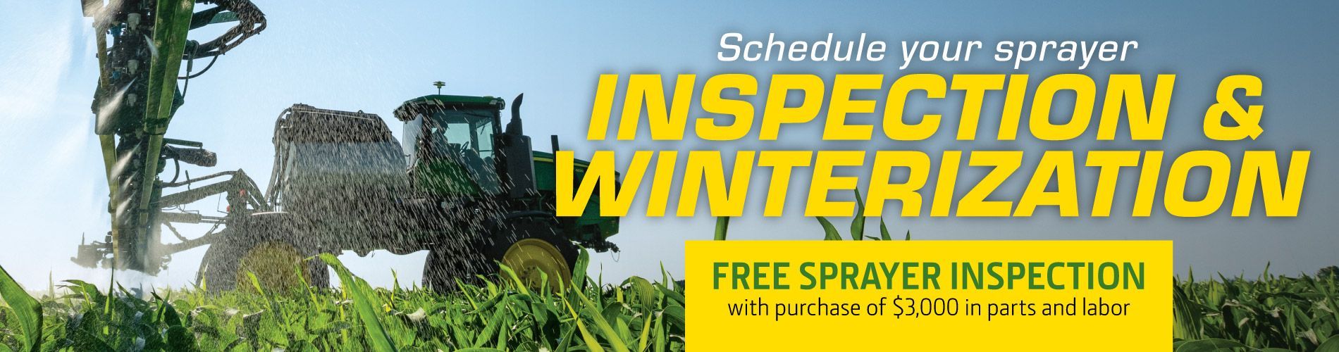 Sprayer Inspections