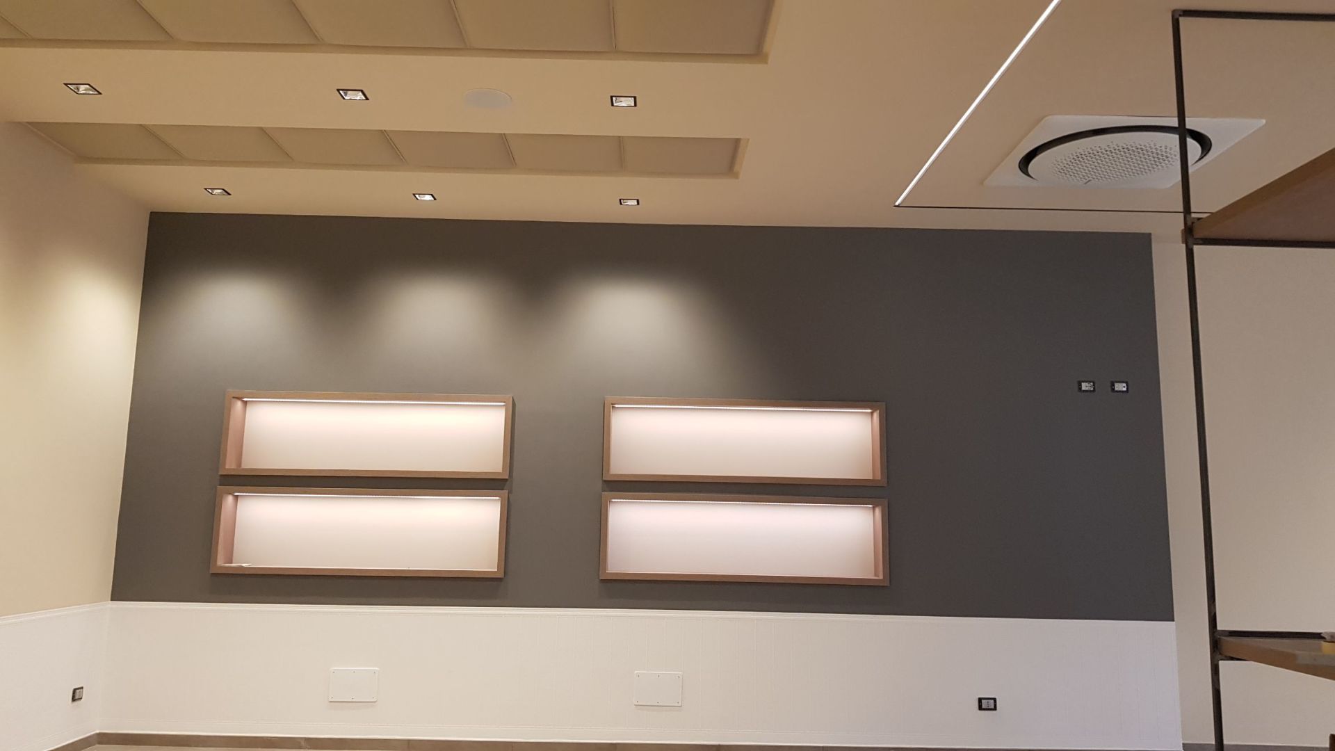 progettazione interni spazi espositivi